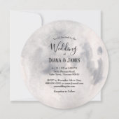 Vollmond Boho Hochzeitseinladung Einladung (Vorderseite)