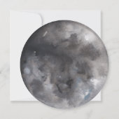 Vollmond-Boho Wicca-Fastenfeier Einladung (Rückseite)