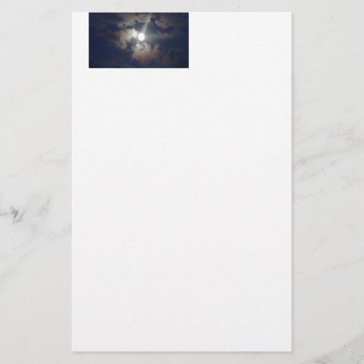 Vollmond Briefpapier (Vorderseite)