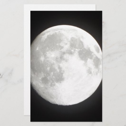 Vollmond Briefpapier (Vorne/Hinten)