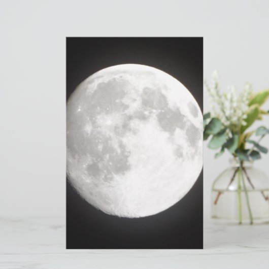 Vollmond Briefpapier (Stehend Vorderseite)