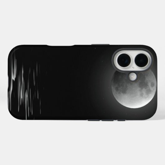 Vollmond Case-Mate iPhone Hülle (Rückseite (Horizontal))