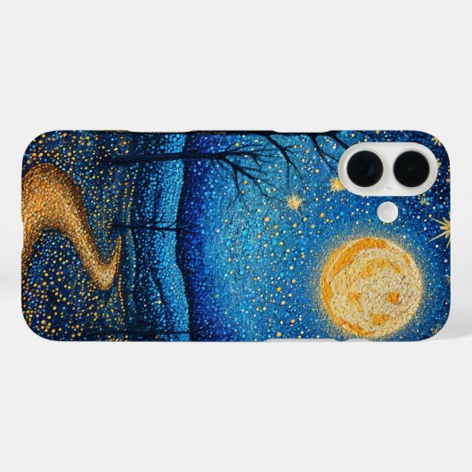 Vollmond Case-Mate iPhone Hülle (Rückseite (Horizontal))