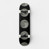 Vollmond-Collage-Skateboard Skateboard (Vorderseite)