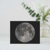 Vollmond der Erde Postkarte (Stehend Vorderseite)