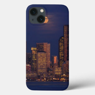 Vollmond, der über im Stadtzentrum gelegene Case-Mate iPhone Hülle