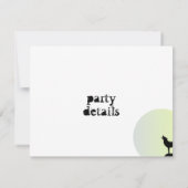 Vollmond des Wolfs Einladung (Rückseite)