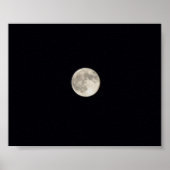 Vollmond-Druck Poster (Vorne)