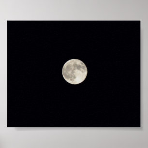 Vollmond-Druck Poster