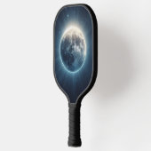 Vollmond Eclipse Weißglühen Pickleball Schläger (Links)