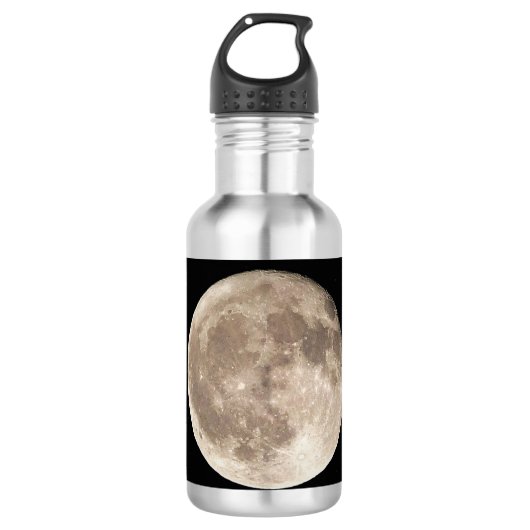 Vollmond Edelstahlflasche (Vorderseite)