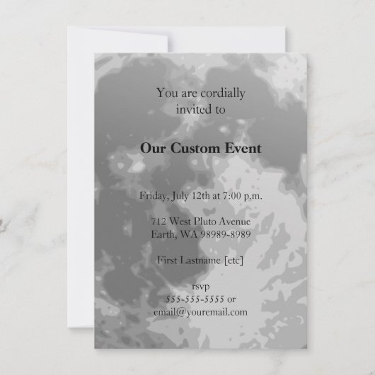 Vollmond Einladung (Vorderseite)