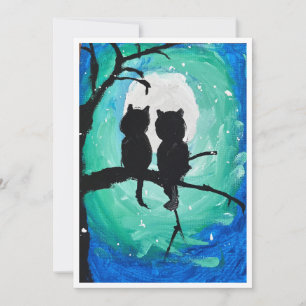 Vollmond Feiertagskarte