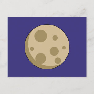 Vollmond Feiertagspostkarte