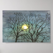 Vollmond Fine Art Print Poster (Vorne)