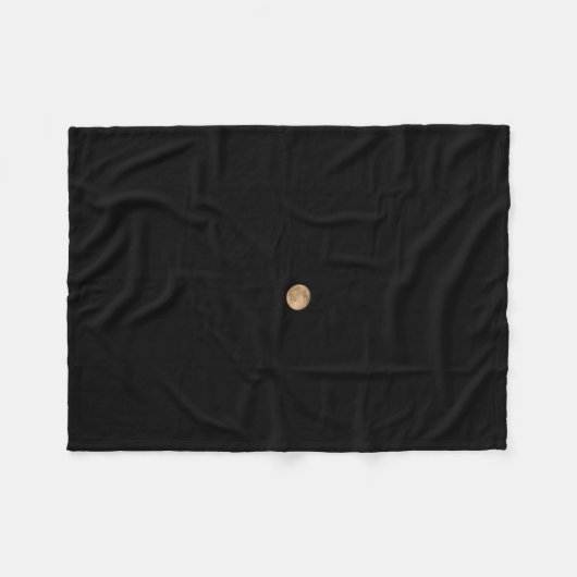 Vollmond Fleece Blanket (Vorderseite (Horizontal))