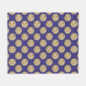 Vollmond Fleecedecke (Vorderseite (Horizontal))