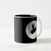 Vollmond fliegende Tasse (VorderseiteRechts)
