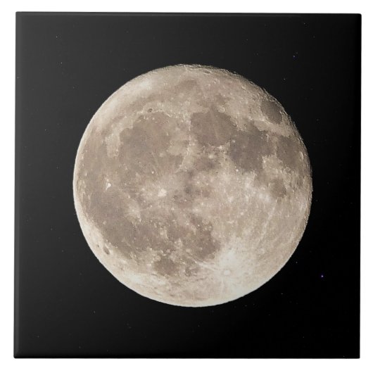 Vollmond Fliese (Vorderseite)