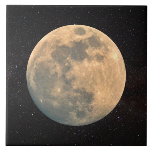 Vollmond Fliese (Vorderseite)