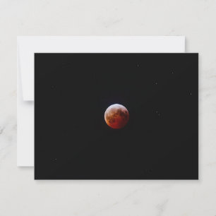 Vollmond Foto drucken Feiertagskarte