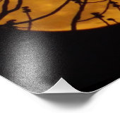 Vollmond-Foto Fotodruck (Ecke)