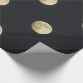 Vollmond-Foto Geschenkpapier (Ecke)