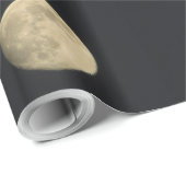 Vollmond-Foto Geschenkpapier (Rolleneckpunkt)
