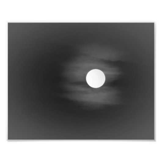 Vollmond Fotodruck (Vorne)