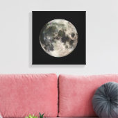 Vollmond-Fotografie Galileo Leinwanddruck (Insitu (Wohnzimmer))