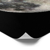 Vollmond-Fotografie Galileo Poster (Ecke)