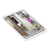 Vollmond Frenzy Flexible Magnet (Rechte Seite)