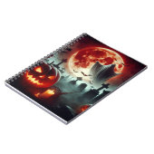 Vollmond, Friedhof, fliegender Geist. Notizblock (Linke Seite)