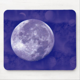 Vollmond-Galaxie Mousepad