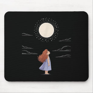 Vollmond-Gefühle gestalten Astrologie Zodiac Space Mousepad