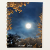 Vollmond Gerahmt von Bäumen Planer (Vorderseite)