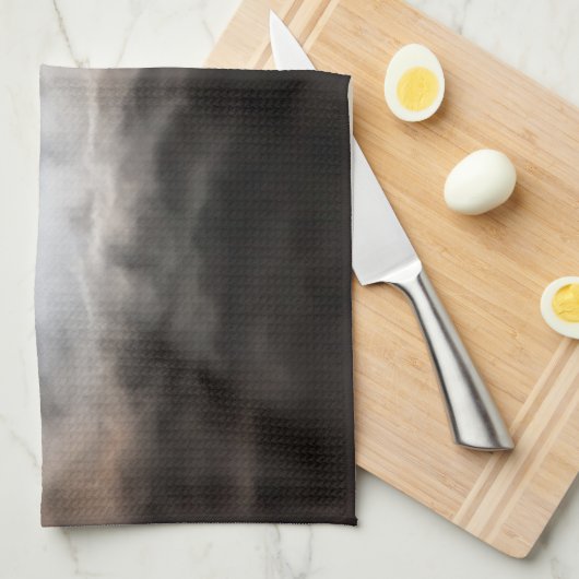 Vollmond Geschirrtuch (Viertel Falte)