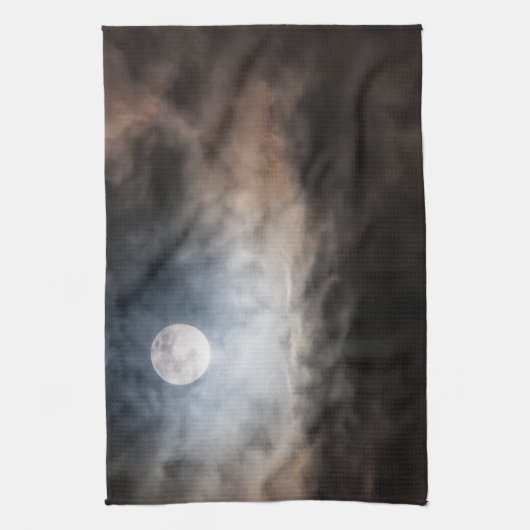 Vollmond Geschirrtuch (Vertikal)