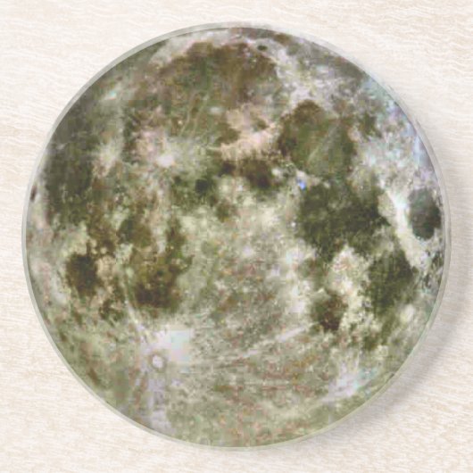 Vollmond Getränkeuntersetzer (Vorne)