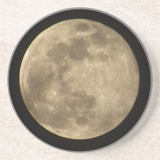 Vollmond Getränkeuntersetzer (Vorne)