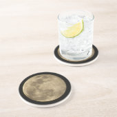 Vollmond Getränkeuntersetzer (Seite)