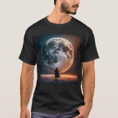 Vollmond Greets Lone Traveller T-Shirt (Vorderseite)