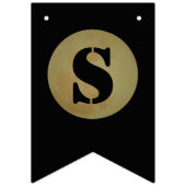 Vollmond, griesgrämiges Halloween-Jagen Wimpelkette (Erste Fahne)