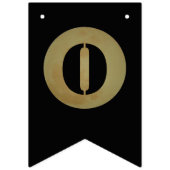 Vollmond, griesgrämiges Halloween-Jagen Wimpelkette (Dritte Fahne)