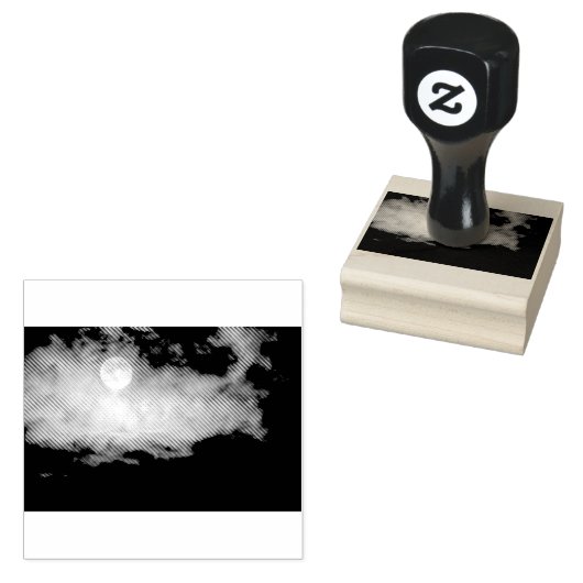Vollmond Gummistempel (Stempel)