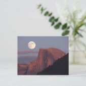 Vollmond Halb Dome Postkarte (Stehend Vorderseite)