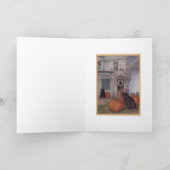 VOLLMOND-HALLOWEEN-GRUSS SCHWARZEN CAT KARTE (Innenseite)