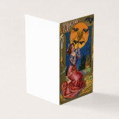 Vollmond Halloween Hexe (Vorderseite)