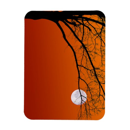 Vollmond Halloween-Magnete Magnet (Vertikal)