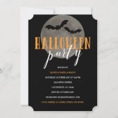 Vollmond | Halloween-Party-Einladung Einladung (Vorderseite)